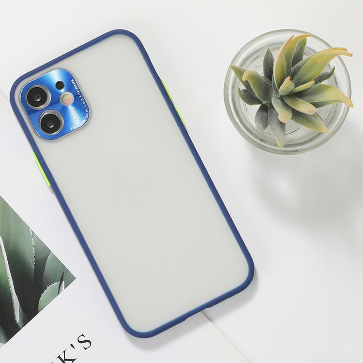 For iPhone 12 Pro Full Coverage TPU + PC Protective Case with Metal Lens Cover