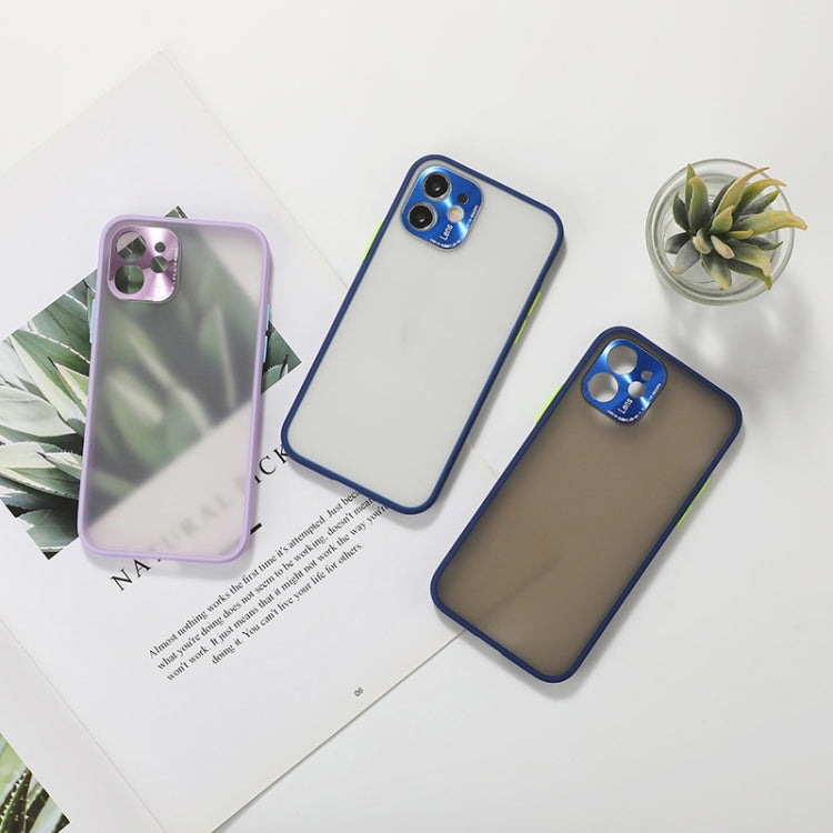 For iPhone 12 Pro Full Coverage TPU + PC Protective Case with Metal Lens Cover