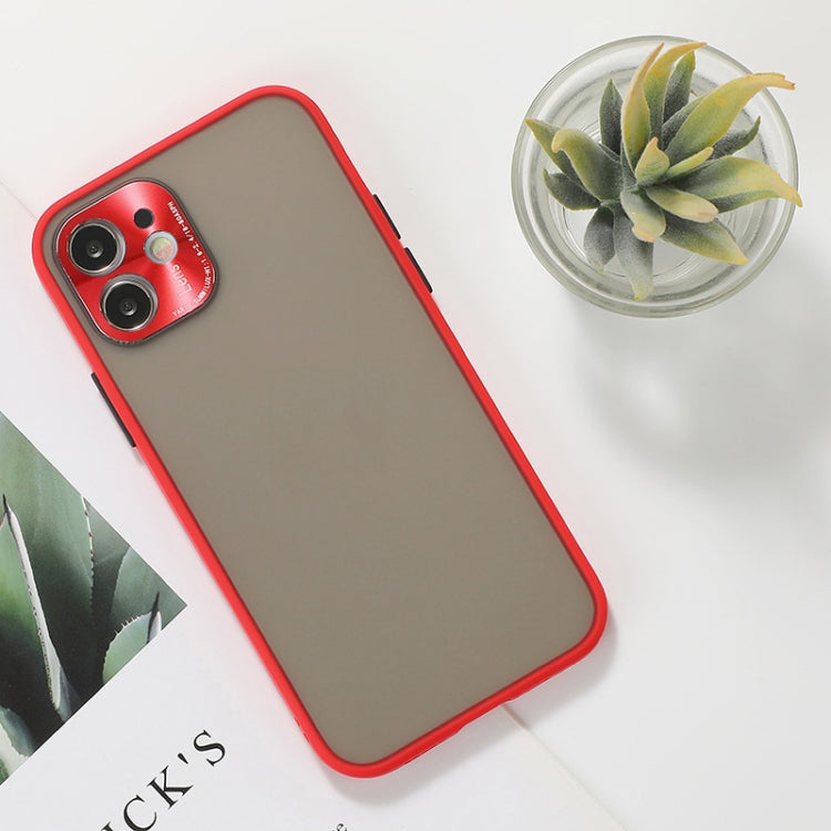 For iPhone 12 Pro Full Coverage TPU + PC Protective Case with Metal Lens Cover