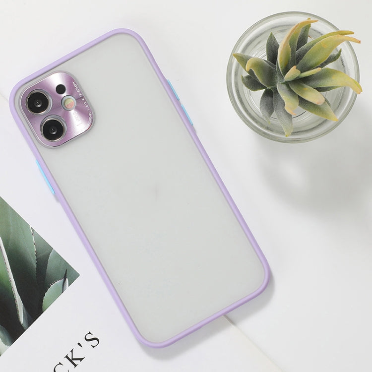 For iPhone 12 Pro Full Coverage TPU + PC Protective Case with Metal Lens Cover
