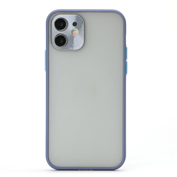 For iPhone 12 Pro Full Coverage TPU + PC Protective Case with Metal Lens Cover