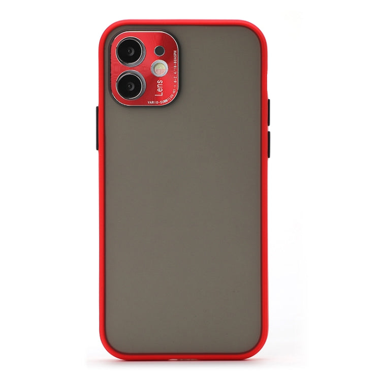 For iPhone 12 Pro Max Full Coverage TPU + PC Protective Case with Metal Lens Cover
