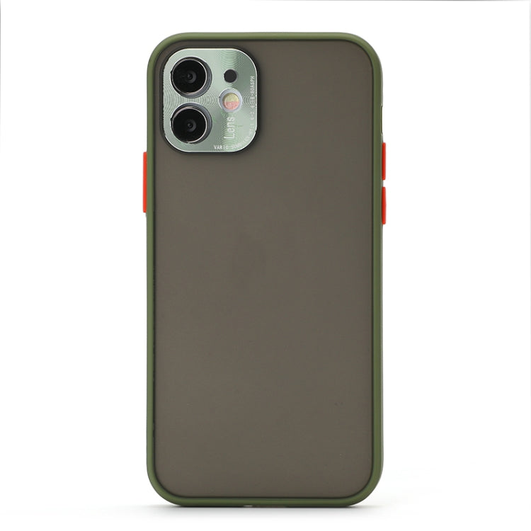 For iPhone 12 Pro Max Full Coverage TPU + PC Protective Case with Metal Lens Cover