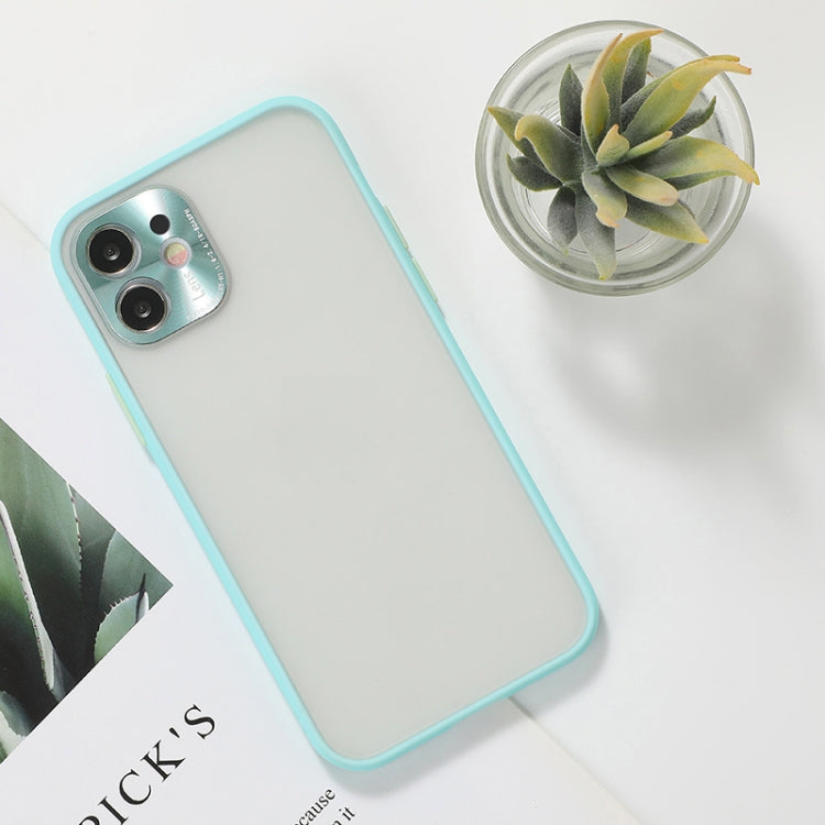 For iPhone 12 Pro Max Full Coverage TPU + PC Protective Case with Metal Lens Cover
