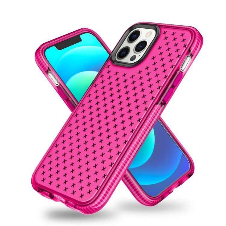 For iPhone 12 mini Shockproof Grid Texture TPU Protective Case