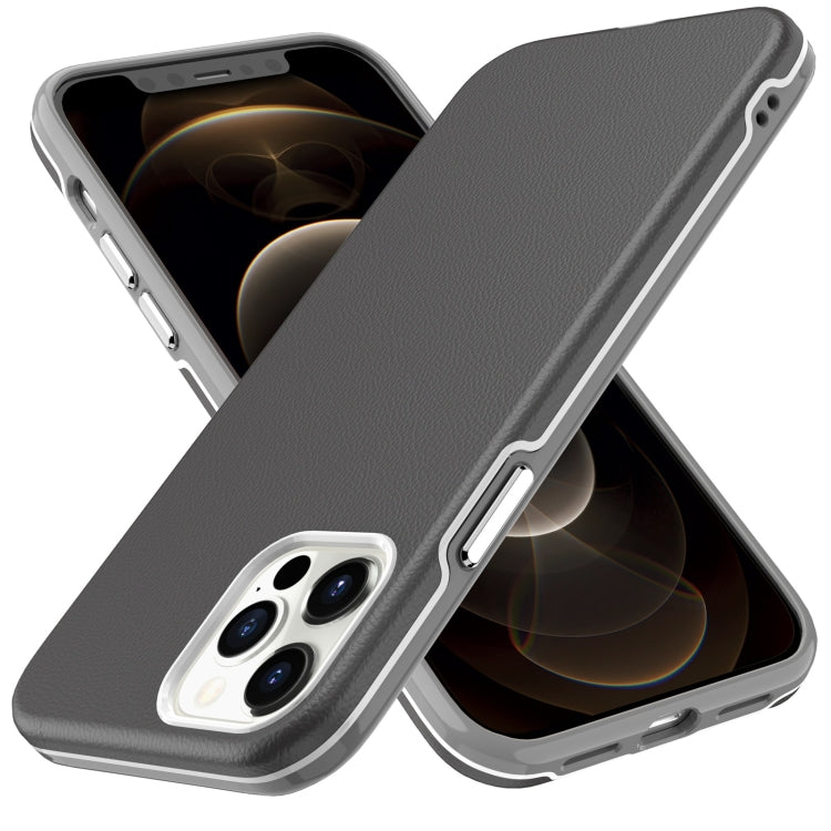 For iPhone 12 mini Business Style PU + PC Protective Case