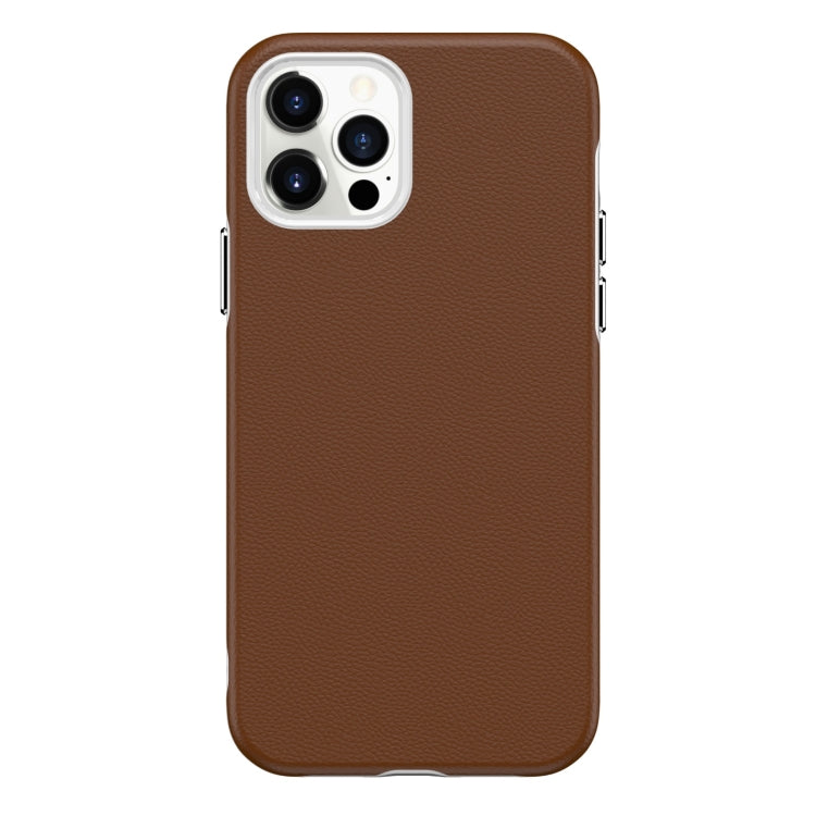 For iPhone 12 mini Business Style PU + PC Protective Case