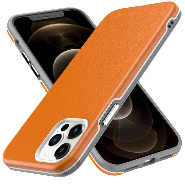 For iPhone 12 mini Business Style PU + PC Protective Case