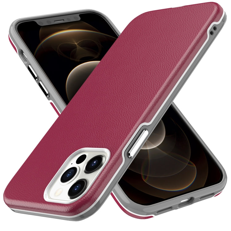 For iPhone 12 mini Business Style PU + PC Protective Case