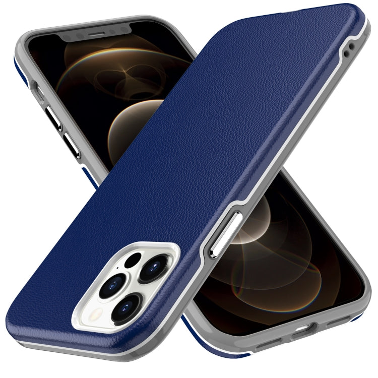 For iPhone 12 / 12 Pro Business Style PU + PC Protective Case