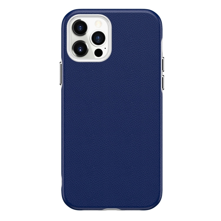 For iPhone 12 Pro Max Business Style PU + PC Protective Case
