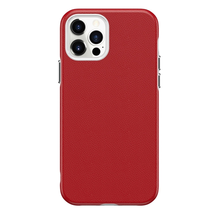 For iPhone 12 Pro Max Business Style PU + PC Protective Case