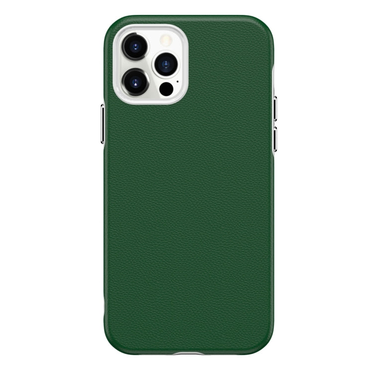 For iPhone 12 Pro Max Business Style PU + PC Protective Case