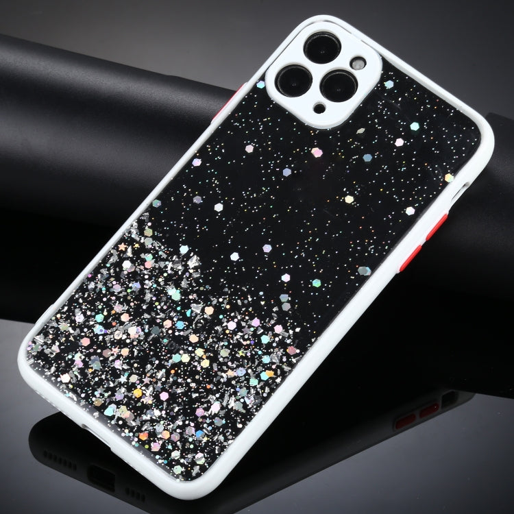 For iPhone 12 Gradient Glitter Powder Shockproof Protective Case