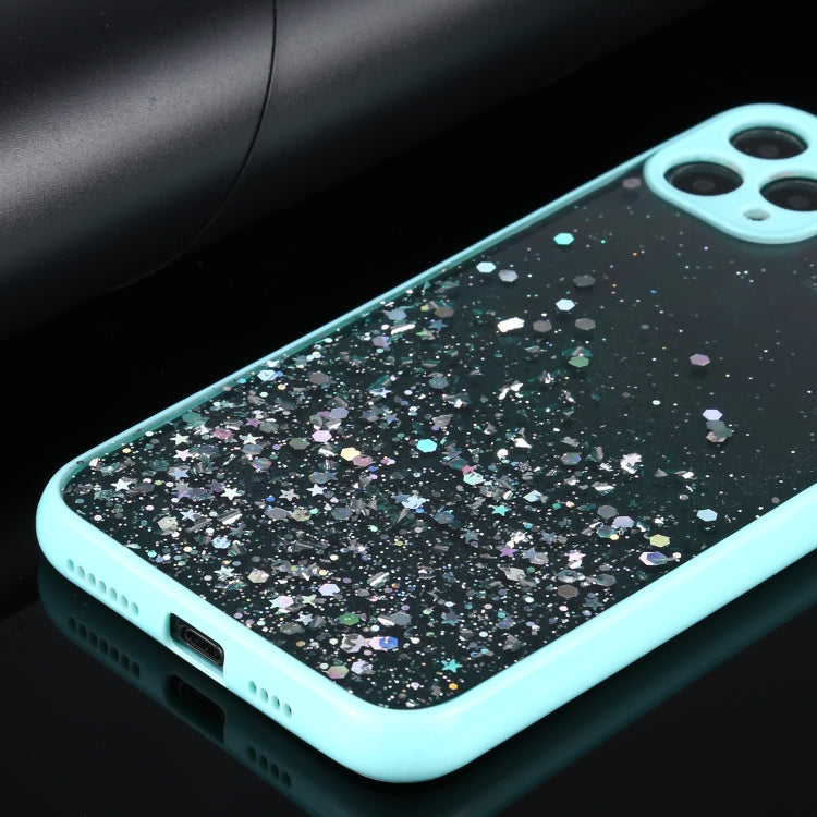 For iPhone 12 Pro Gradient Glitter Powder Shockproof Protective Case