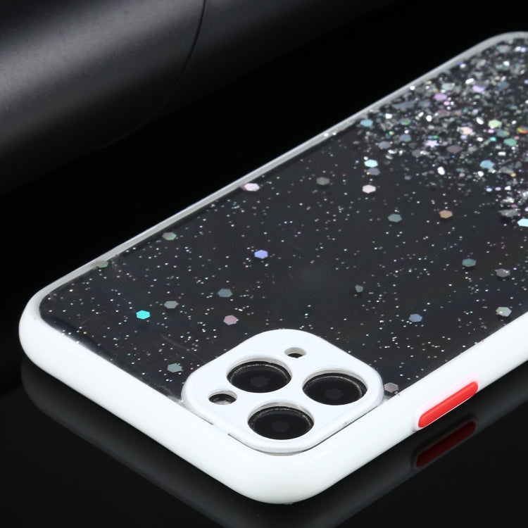 For iPhone 12 Pro Max Gradient Glitter Powder Shockproof Protective Case