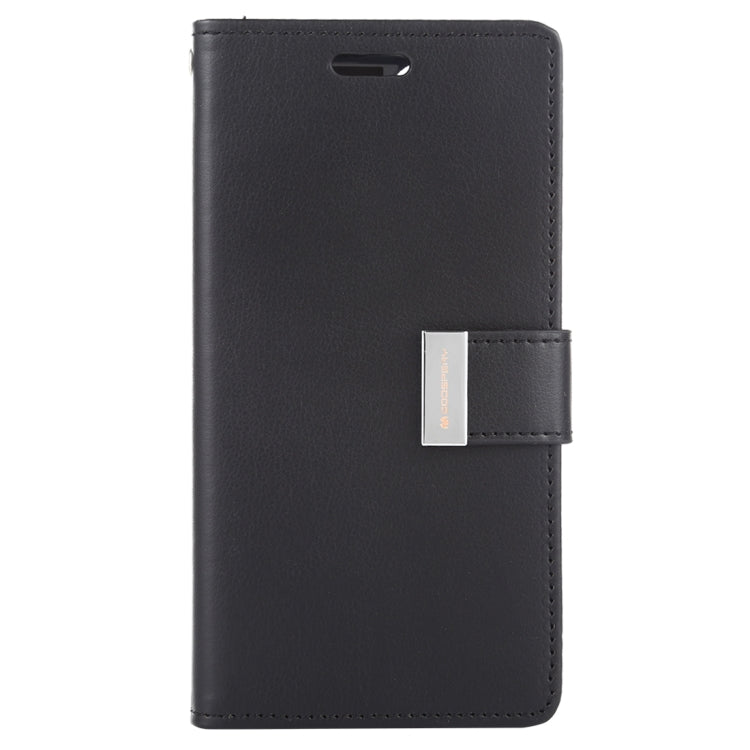 For iPhone 11 MERCURY GOOSPERY RICH DIARY Crazy Horse Texture Horizontal Flip Leather Case  with Holder & Card Slots & Wallet
