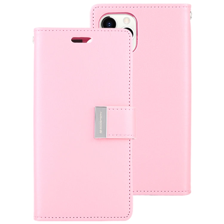 For iPhone 11 Pro MERCURY GOOSPERY RICH DIARY Crazy Horse Texture Horizontal Flip Leather Case  with Holder & Card Slots & Wallet