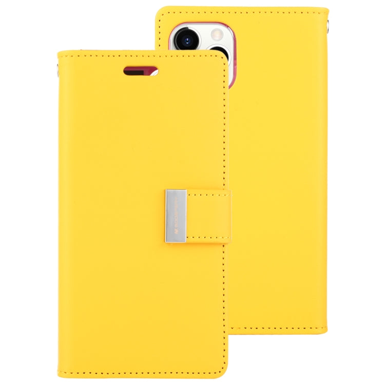 For iPhone 11 Pro MERCURY GOOSPERY RICH DIARY Crazy Horse Texture Horizontal Flip Leather Case  with Holder & Card Slots & Wallet