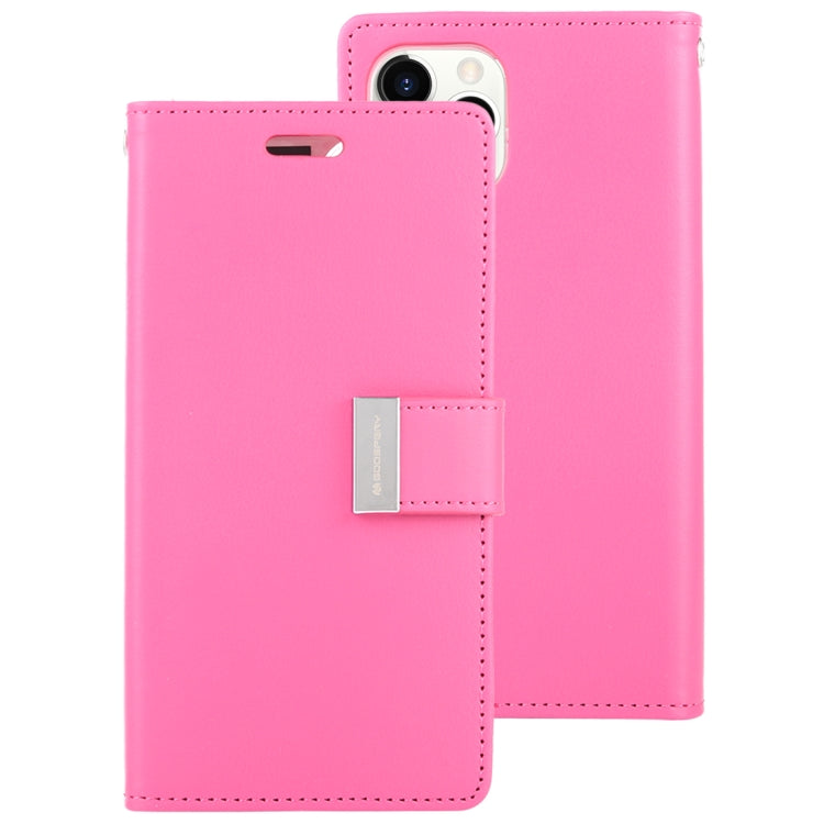 For iPhone 11 Pro MERCURY GOOSPERY RICH DIARY Crazy Horse Texture Horizontal Flip Leather Case  with Holder & Card Slots & Wallet