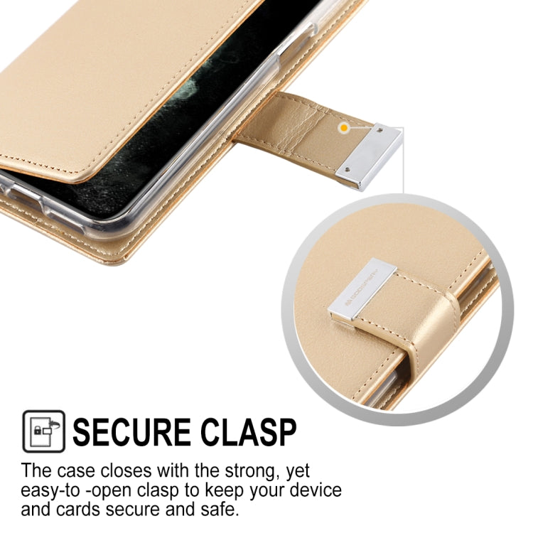 For iPhone 11 Pro MERCURY GOOSPERY RICH DIARY Crazy Horse Texture Horizontal Flip Leather Case  with Holder & Card Slots & Wallet