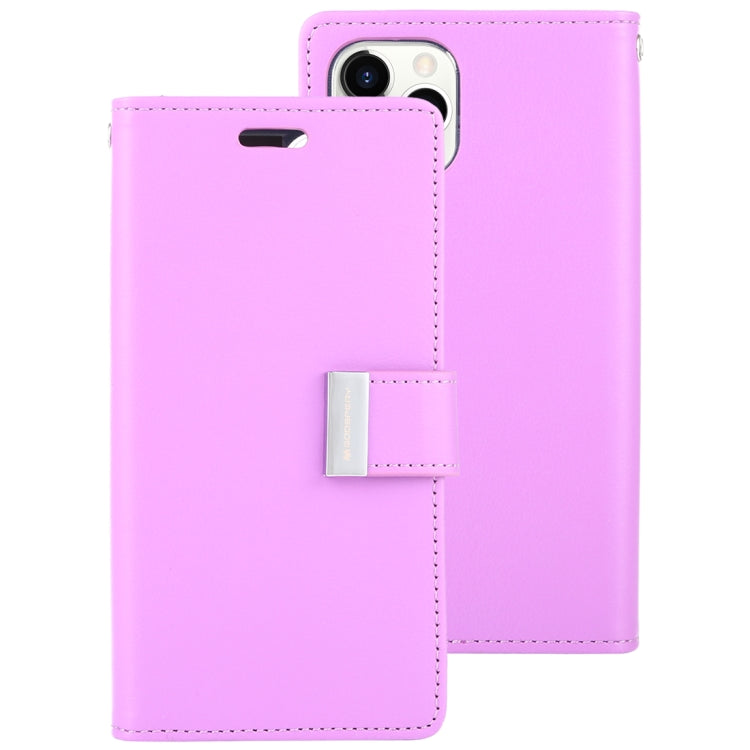 For iPhone 11 Pro MERCURY GOOSPERY RICH DIARY Crazy Horse Texture Horizontal Flip Leather Case  with Holder & Card Slots & Wallet