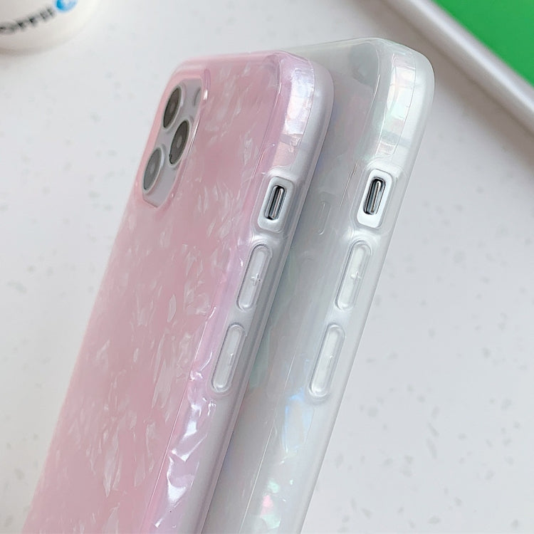 For iPhone 12 / 12 Pro Shell Texture TPU Protective Case with Chain Strap