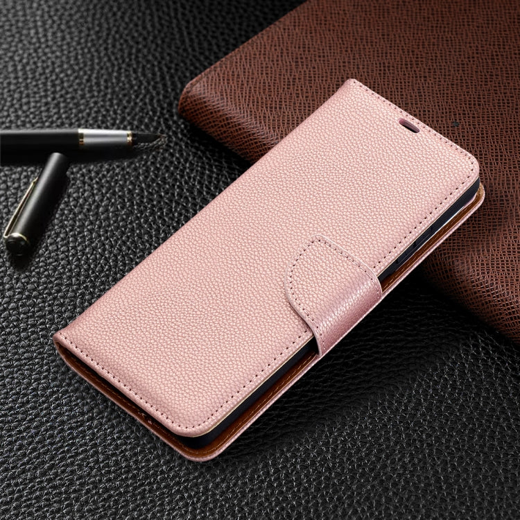 For Samsung Galaxy S21 Ultra 5G Litchi Texture Pure Color Horizontal Flip Leather Case with Holder & Card Slots & Wallet & Lanyard