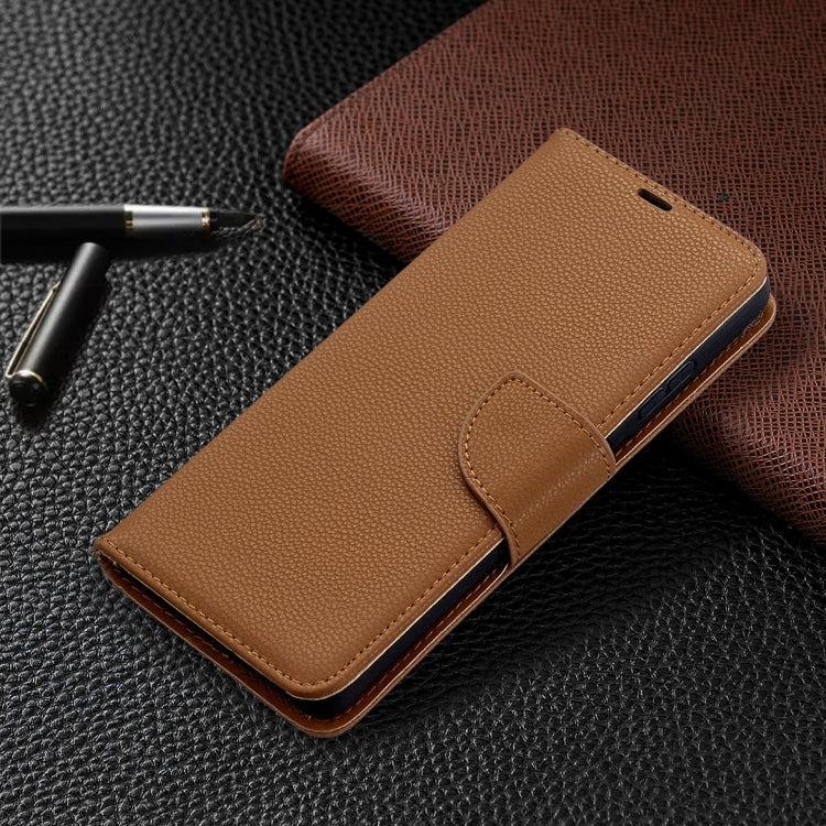 For Samsung Galaxy S21 Ultra 5G Litchi Texture Pure Color Horizontal Flip Leather Case with Holder & Card Slots & Wallet & Lanyard