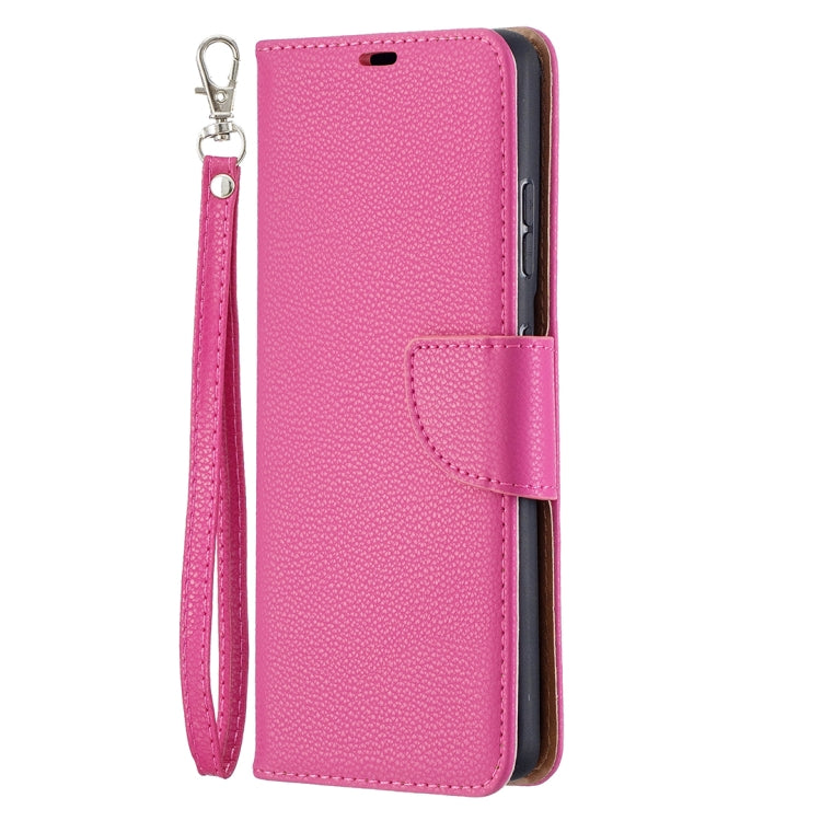 For Samsung Galaxy S21 Ultra 5G Litchi Texture Pure Color Horizontal Flip Leather Case with Holder & Card Slots & Wallet & Lanyard