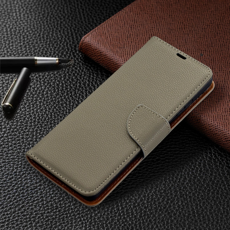 For Samsung Galaxy S21 Ultra 5G Litchi Texture Pure Color Horizontal Flip Leather Case with Holder & Card Slots & Wallet & Lanyard