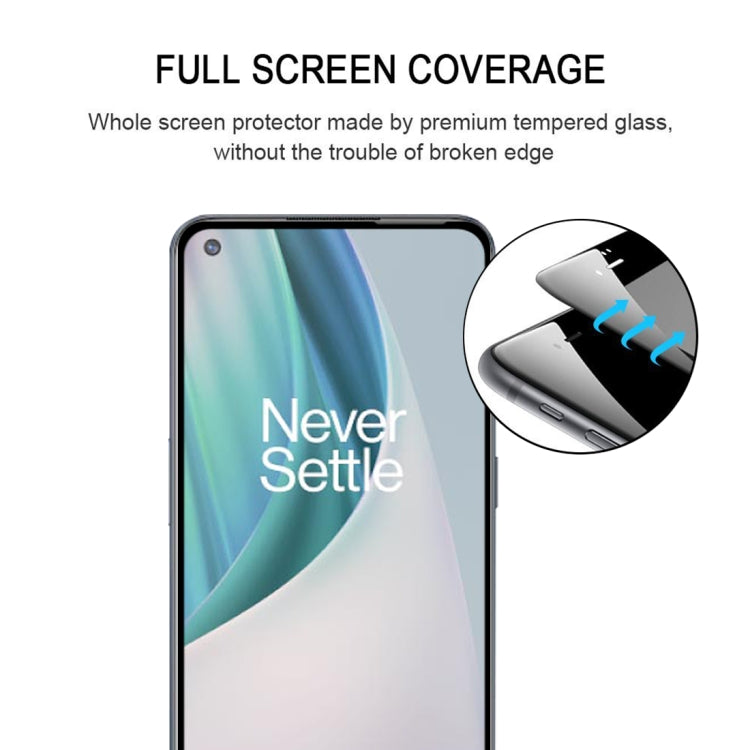 For OnePlus Nord N10 5G 25 PCS Full Glue Full Screen Tempered Glass Film