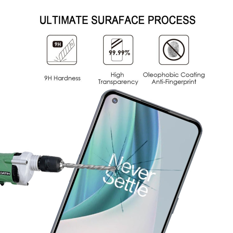 For OnePlus Nord N10 5G 25 PCS Full Glue Full Screen Tempered Glass Film