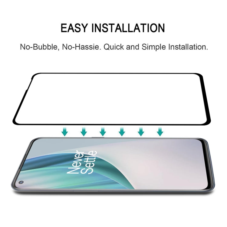 For OnePlus Nord N10 5G 25 PCS Full Glue Full Screen Tempered Glass Film