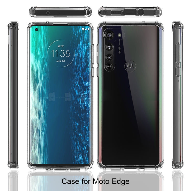 For Motorola Edge Shockproof Scratchproof TPU + Acrylic Protective Case