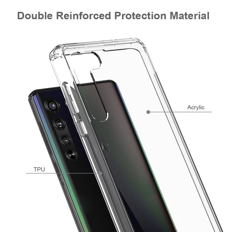 For Motorola Edge Shockproof Scratchproof TPU + Acrylic Protective Case