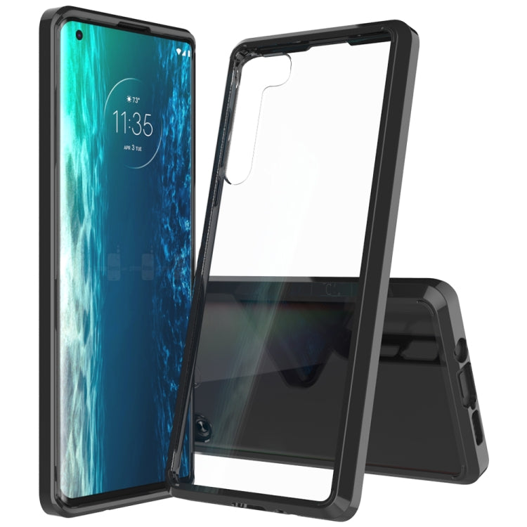 For Motorola Edge Shockproof Scratchproof TPU + Acrylic Protective Case