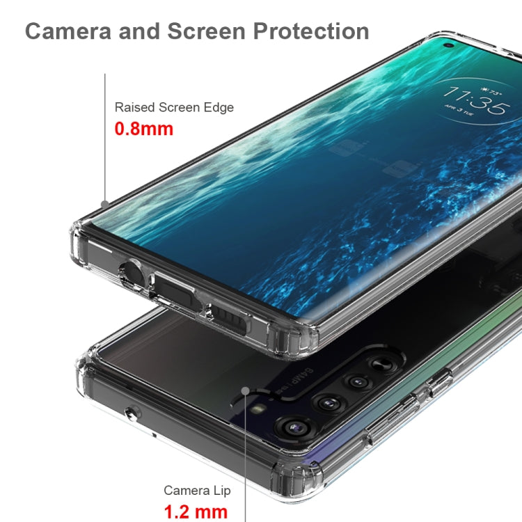 For Motorola Edge Shockproof Scratchproof TPU + Acrylic Protective Case