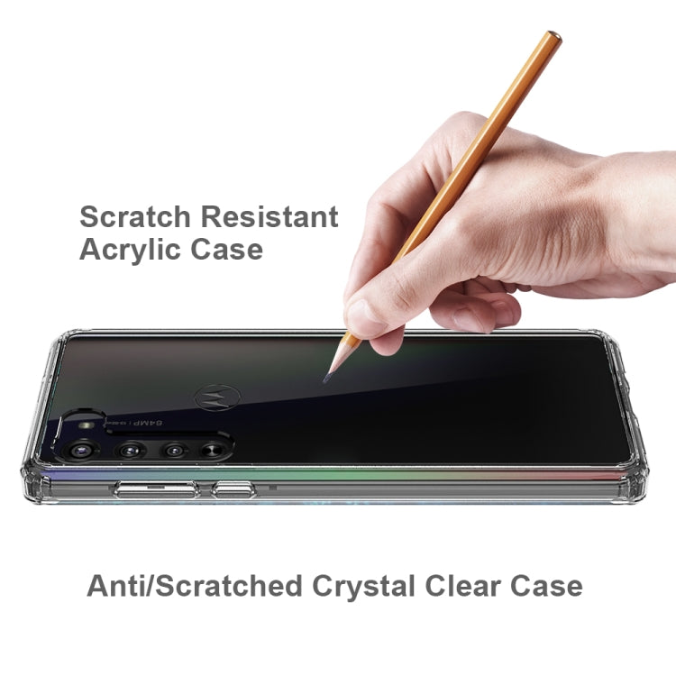 For Motorola Edge Shockproof Scratchproof TPU + Acrylic Protective Case