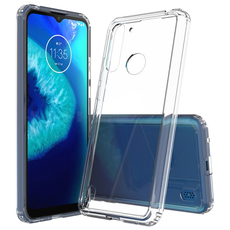 For Motorola Moto G8 Power Lite Shockproof Scratchproof TPU + Acrylic Protective Case