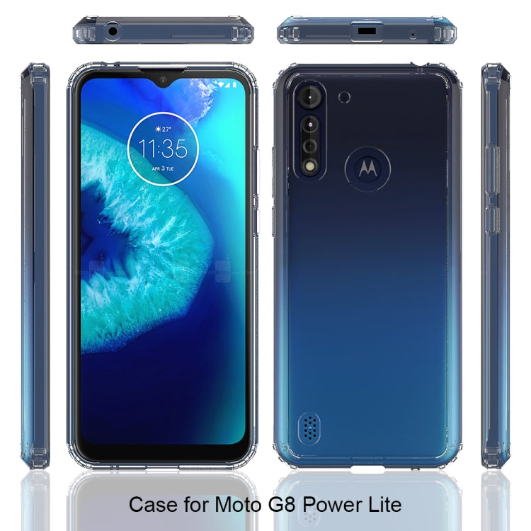 For Motorola Moto G8 Power Lite Shockproof Scratchproof TPU + Acrylic Protective Case