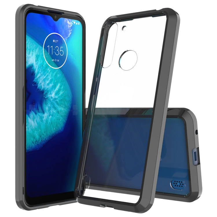 For Motorola Moto G8 Power Lite Shockproof Scratchproof TPU + Acrylic Protective Case