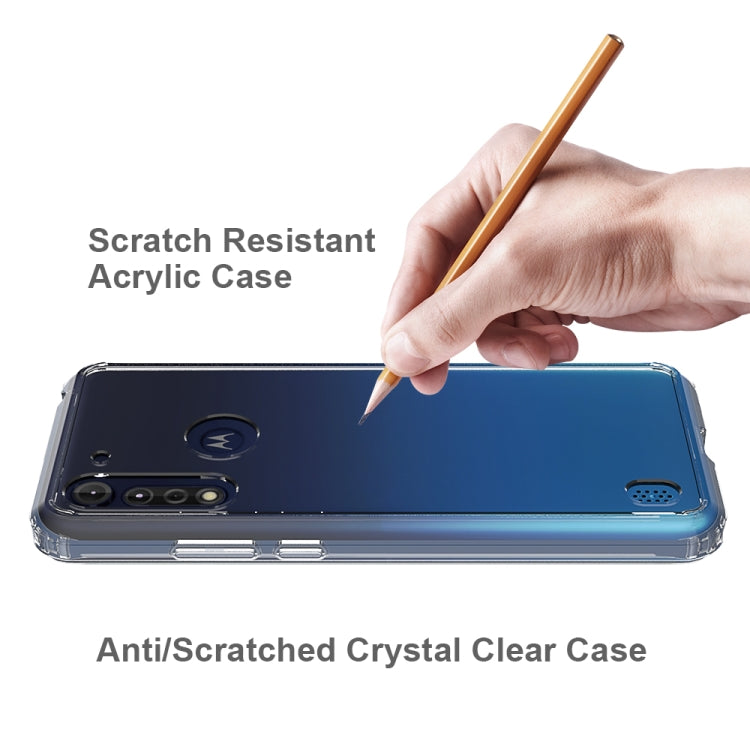 For Motorola Moto G8 Power Lite Shockproof Scratchproof TPU + Acrylic Protective Case
