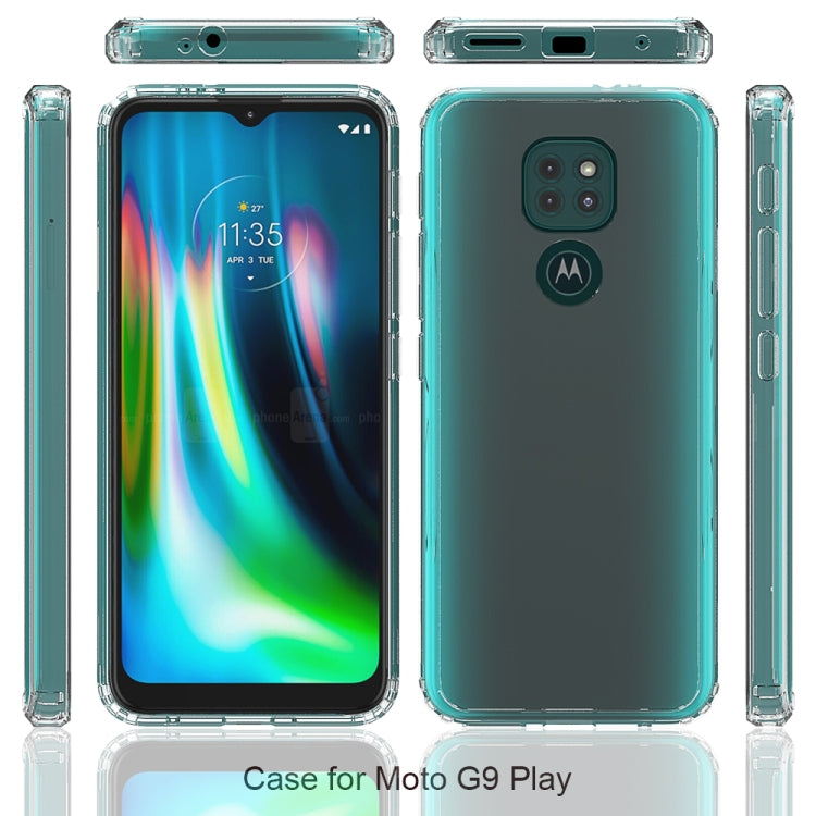 For Motorola Moto G9 Play Shockproof Scratchproof TPU + Acrylic Protective Case