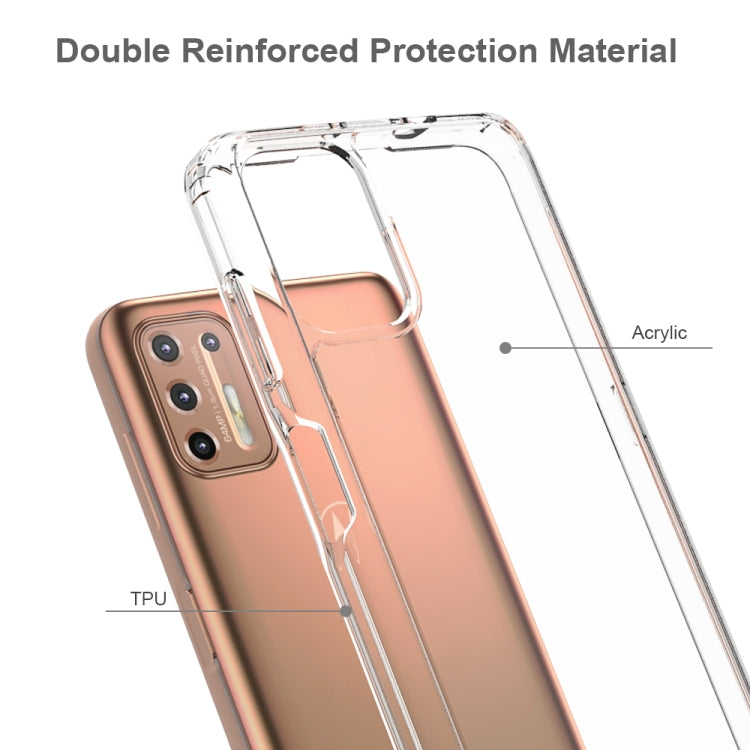 For Motorola Moto G9 Plus Shockproof Scratchproof TPU + Acrylic Protective Case