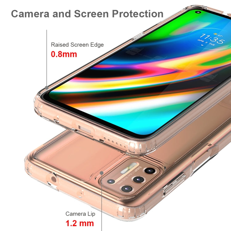 For Motorola Moto G9 Plus Shockproof Scratchproof TPU + Acrylic Protective Case
