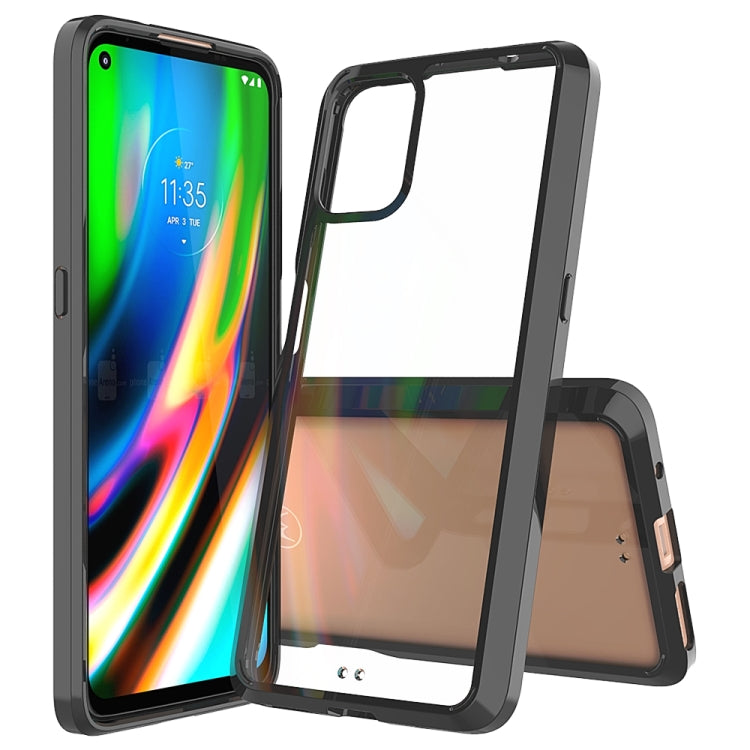 For Motorola Moto G9 Plus Shockproof Scratchproof TPU + Acrylic Protective Case