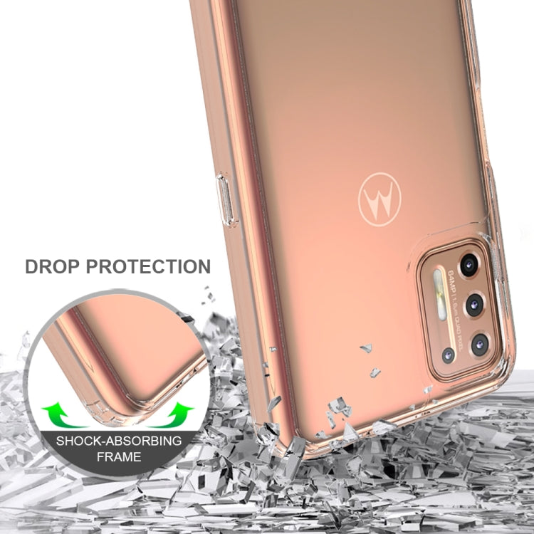 For Motorola Moto G9 Plus Shockproof Scratchproof TPU + Acrylic Protective Case