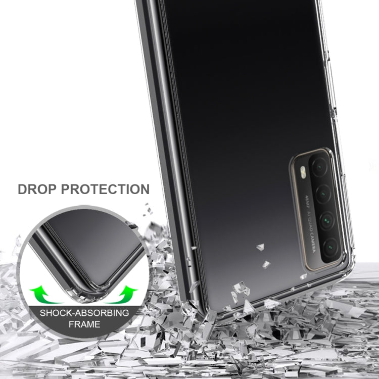 For Huawei Y7A / P Smart 2021 Shockproof Scratchproof TPU + Acrylic Protective Case