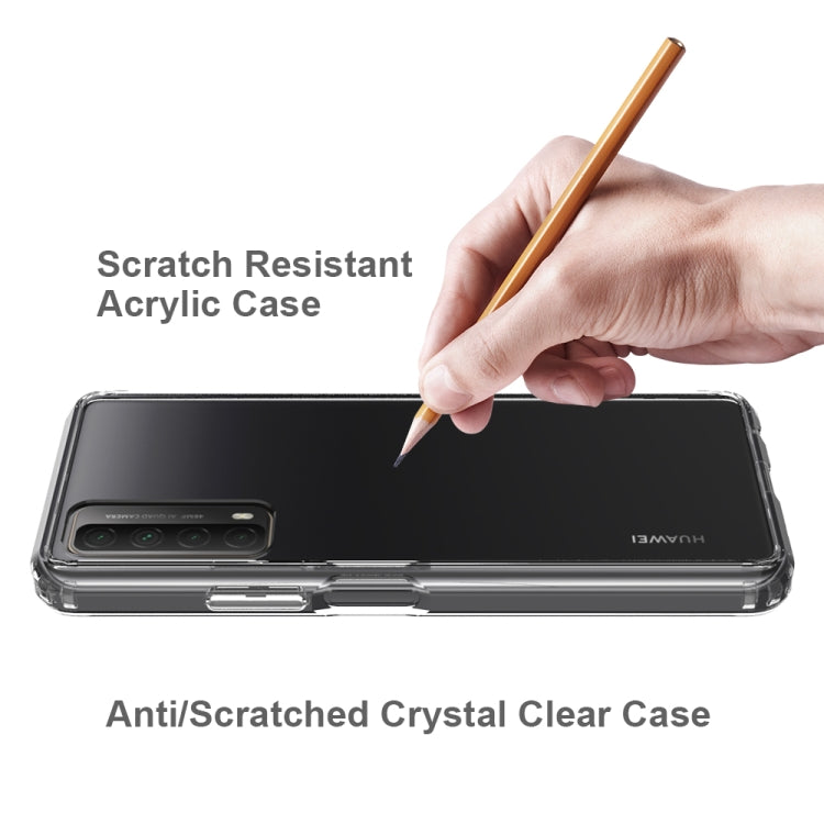 For Huawei Y7A / P Smart 2021 Shockproof Scratchproof TPU + Acrylic Protective Case